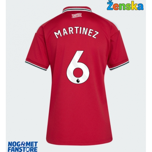 Manchester United Lisandro Martinez #6 Domaci Dres za Ženska 2026-27 Kratak Rukav